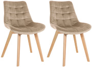 2er Set Stьhle Brook Samt