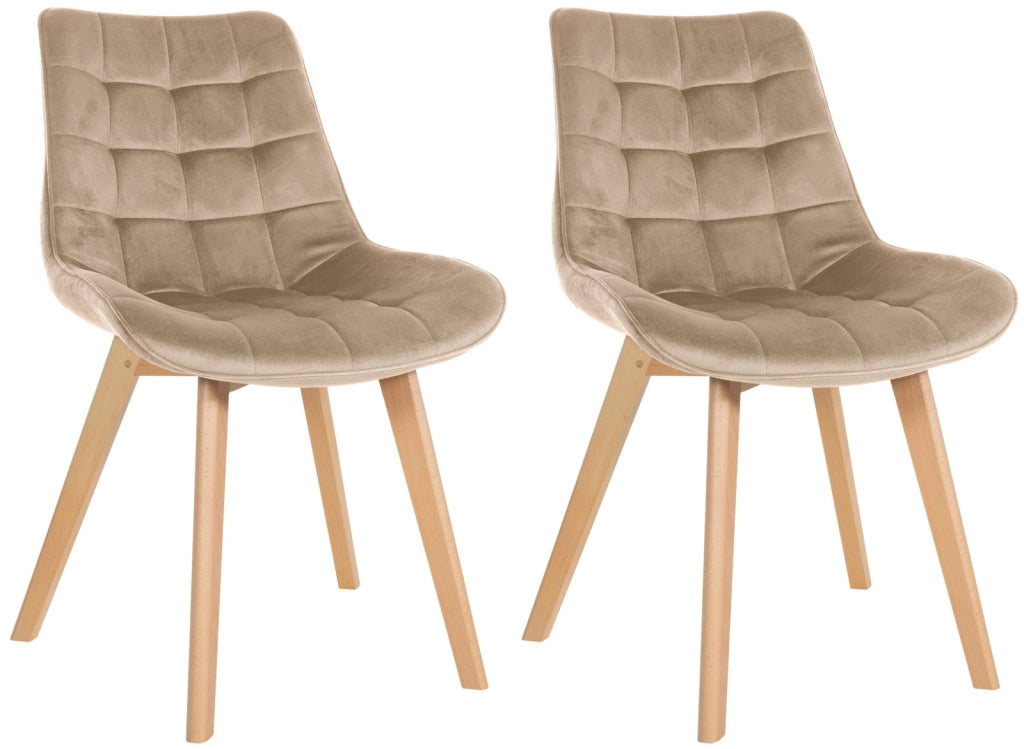 2er Set Stьhle Brook Samt