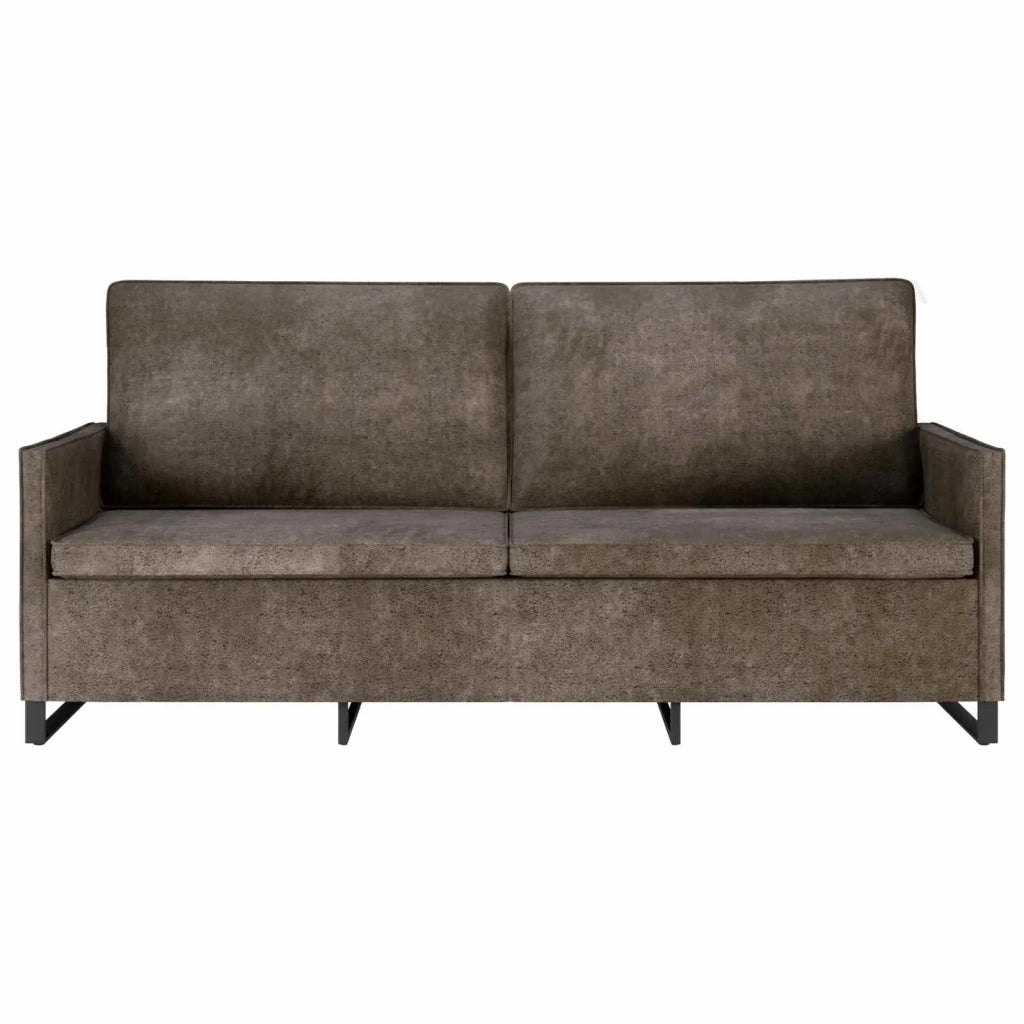 Divano a 3 posti Grigio Scuro 190 x 81 x 82 cm 42041001
