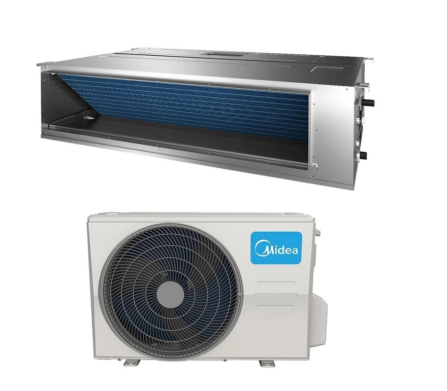 Climatizzatore Condizionatore Canalizzato Canalizzabile Midea Inverter 36000 btu R-32 MTI-36HWFNX TRIFASE completo di tecomando e comando a filo A++ Wi-Fi Optional - NOVITA