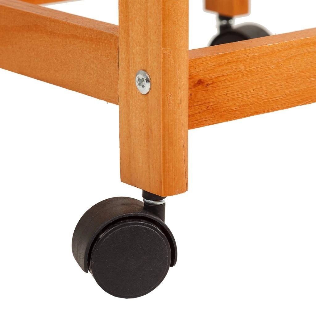 Carrello da cucina in legno marrone 37x37x76h