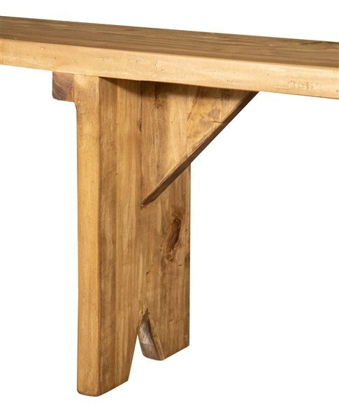 Biscottini PANCA IN LEGNO MASSELLO DI TIGLIO FINITURA NATURALE MADE IN ITALY realizzata
