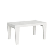 Tavolo allungabile 160/420x90 cm Spimbo colore bianco frassino