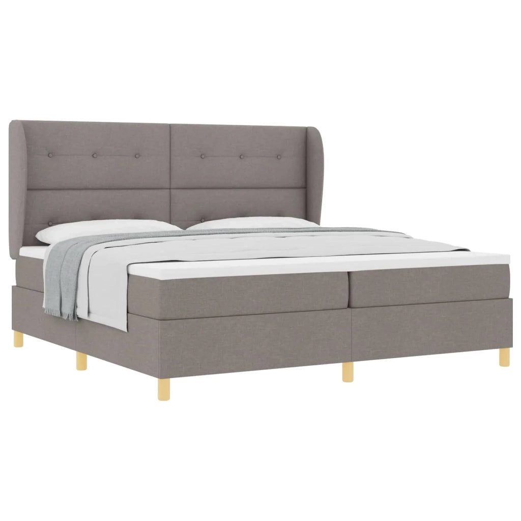 Letto a molle con materasso Talpa 200 x 200 cm Tessuto 3340778