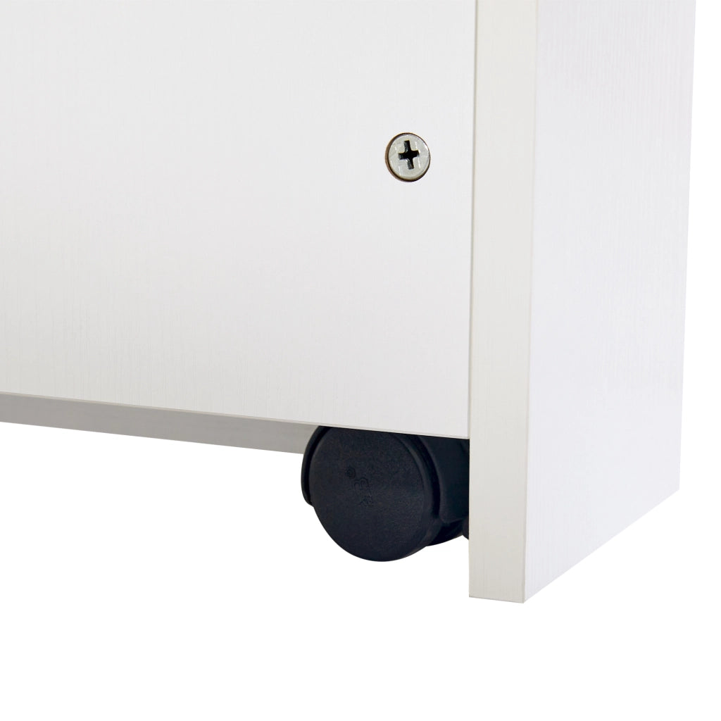 TAVOLO BAR ESTENSIBILE 133-202x70x93,5 cm MDF BIANCO