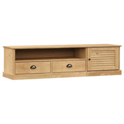VIGO Mobile TV multimediale Mensola TV Credenza Sala da pranzo Soggiorno Camera da letto 156 x 40 x 40 cm Legno massello di pino marrone 02_0028510