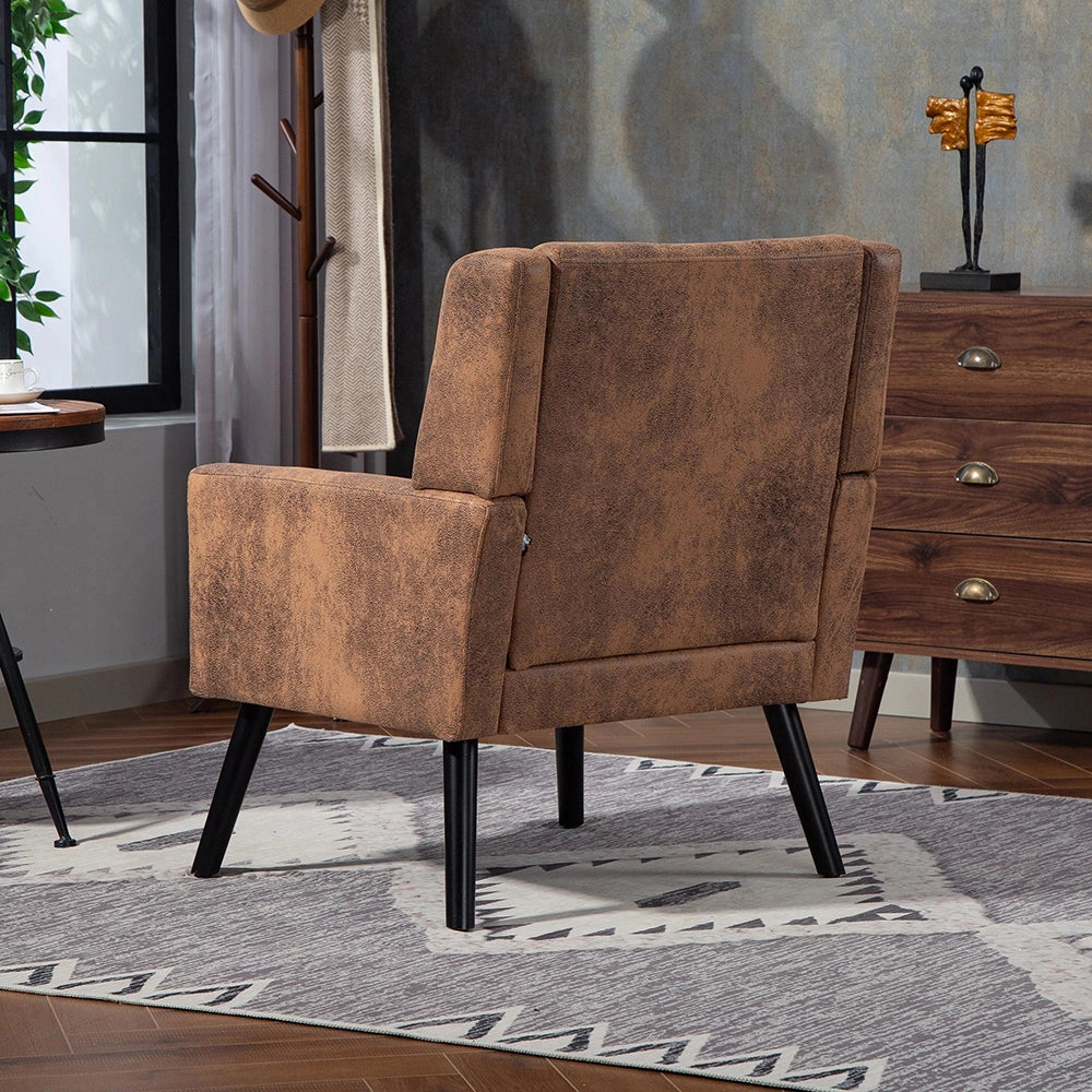 Set di 2 poltrone - Xylo - Rimbottitura in schiuma ad alta densit¨¤, tessuto morbido e resistente, gambe in legno massello con protezione pavimento