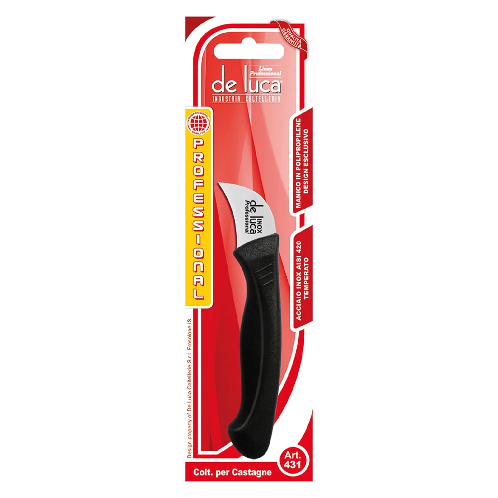 COLTELLO TAGLIA CASTAGNE LINEA 'HORECA' lama mm 20  - DE LUCA