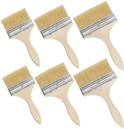 Set di pennelli per verniciare riutilizzabili da 6 pezzi - 3 misure 10/16-15/24 cm - per verniciatura a spruzzo - silicone - gesso - verniciatura - pennelli per verniciare