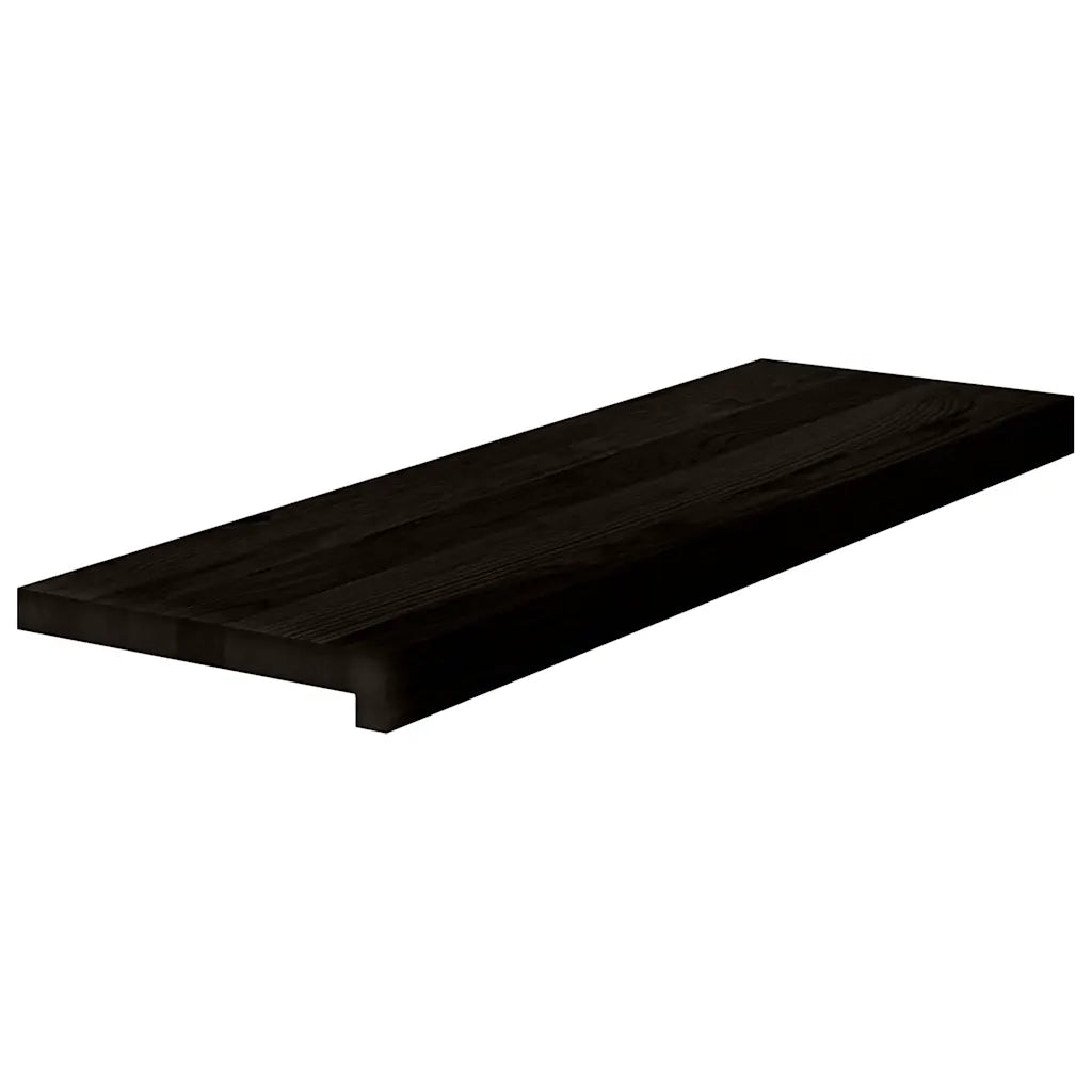 Gradini 2 pz Marrone Scuro 80x30x2 cm Legno Massello Rovere