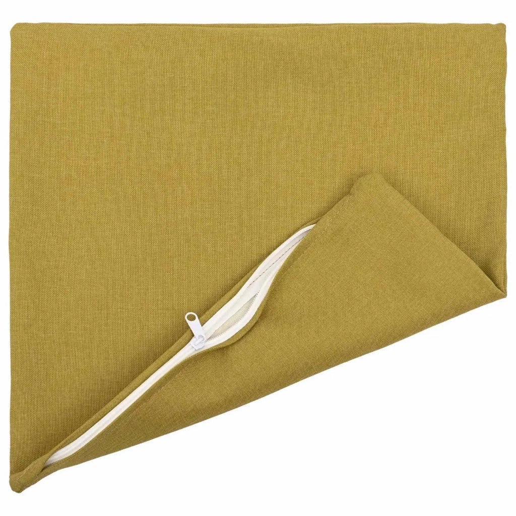 Federa 6 pz HEERLEN Verde chiaro 50 x 50 cm Tessuto 910769