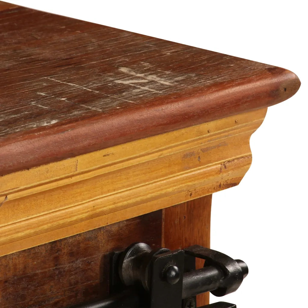 Mobile Porta TV 110x30x45 cm in Legno Massello di Recupero 247328