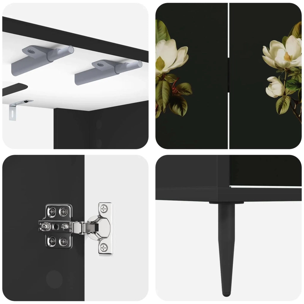 Mobile da Bagno BREMEN Rovere Nero 60 x 40 x 61 cm 8007427