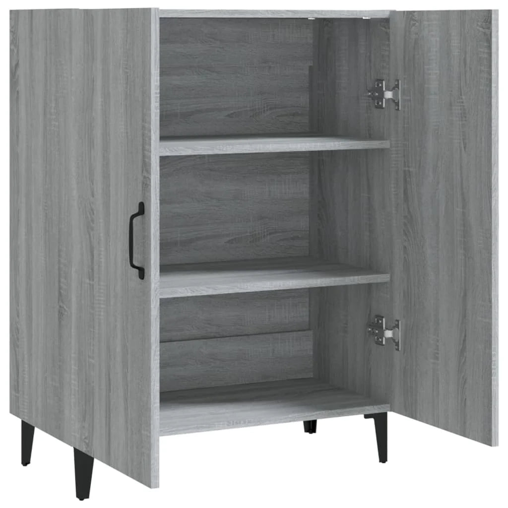 Buffet credenza cassettiera armadio mobile contenitore organizer per cucina soggiorno salotto Sonoma 70 x 34 x 90 cm legno ingegnerizzato grigio 02_0036511