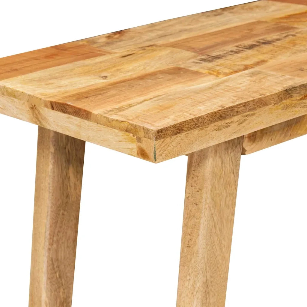 Tavolo da Pranzo Naturale 100 x 35 x 75 cm