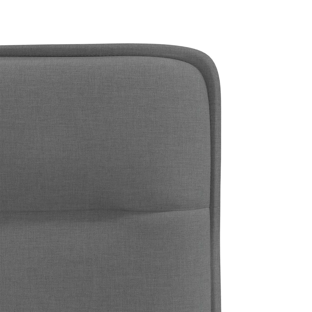 vidaXL Sedie da Pranzo 2 pz Grigio Scuro in Tessuto