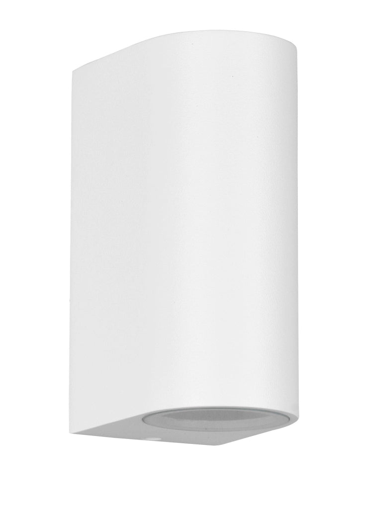 Applique da Esterno Attacco GU10 in Alluminio Pressofuso Bianco Opaco