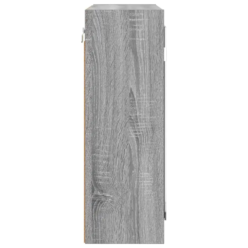 Mobiletto per specchio da bagno Grigio Sonoma 60 x 20 x 60 cm