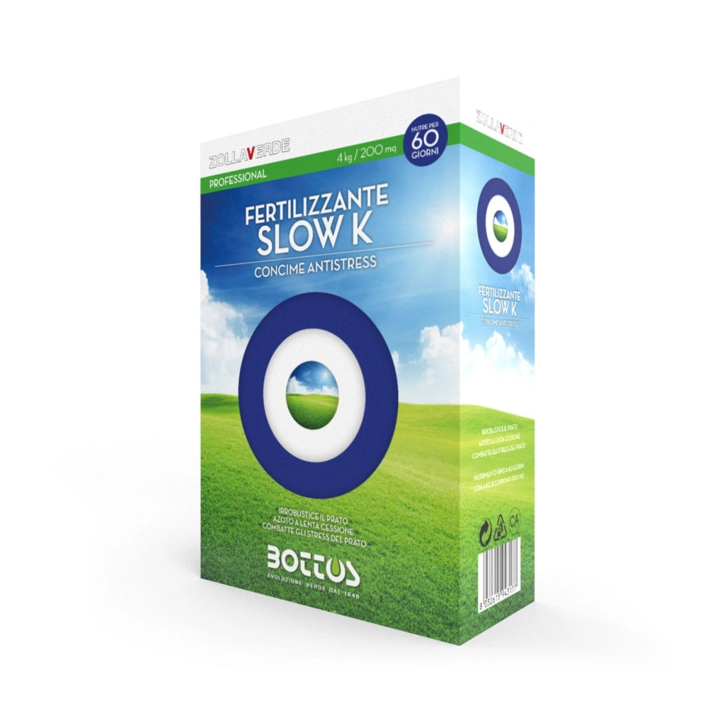 CONCIME PER PRATO SLOW K 13-5-20+2MgO da 4kg BOTTOS