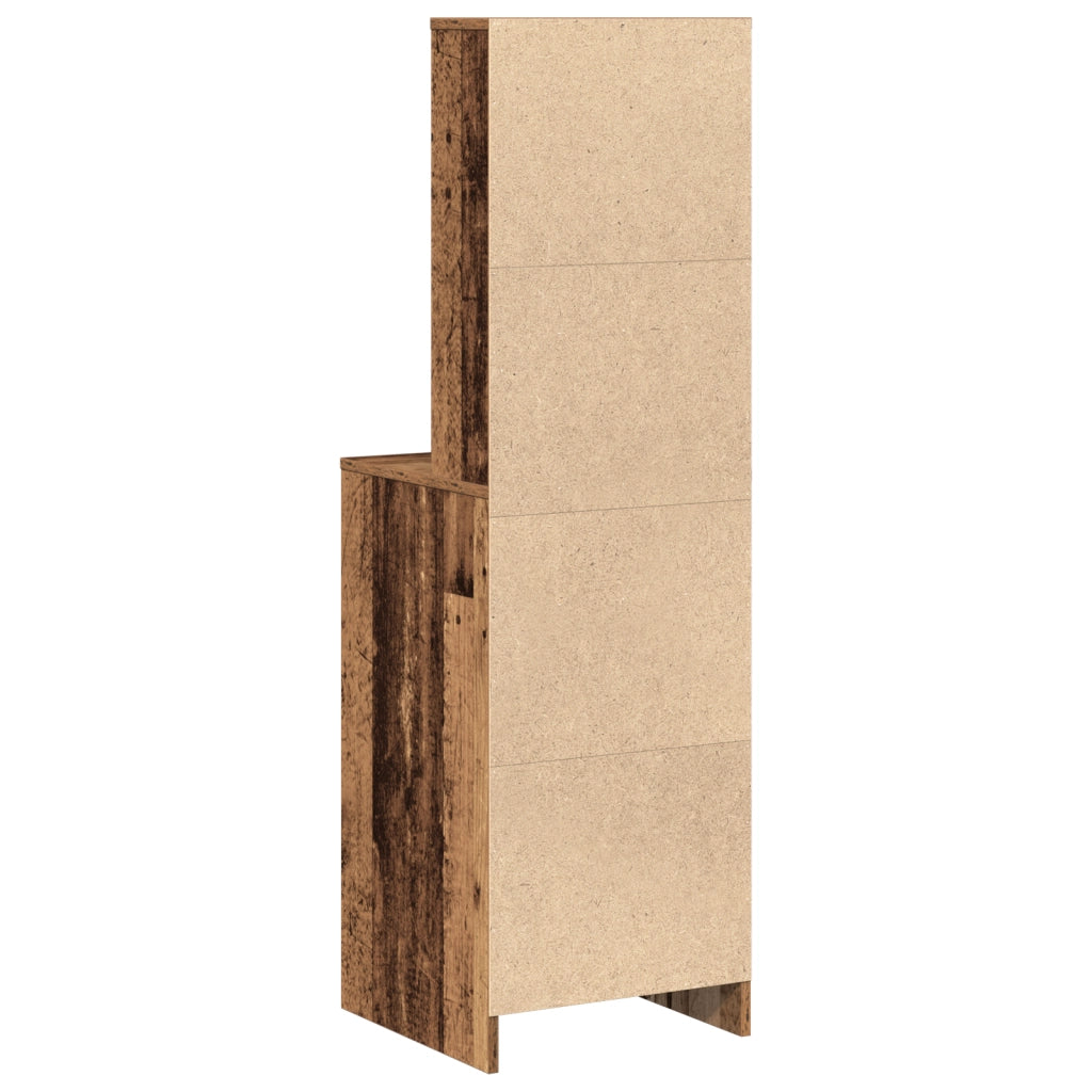 Highboard in Legno Vecchio 40x41x135 cm in Legno Ingegnerizzato