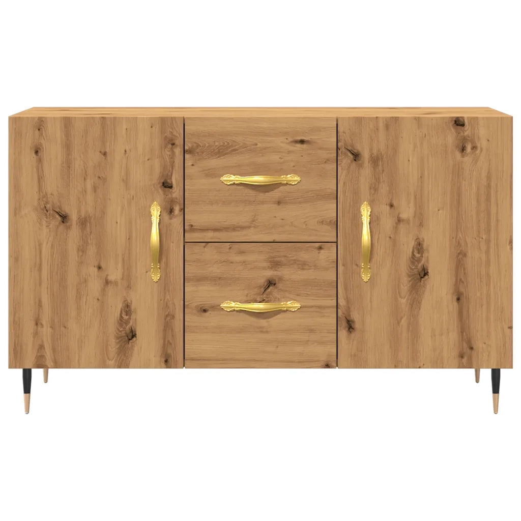 Credenza Rovere Artigianale 100x36x60 cm in Legno Multistrato 857317