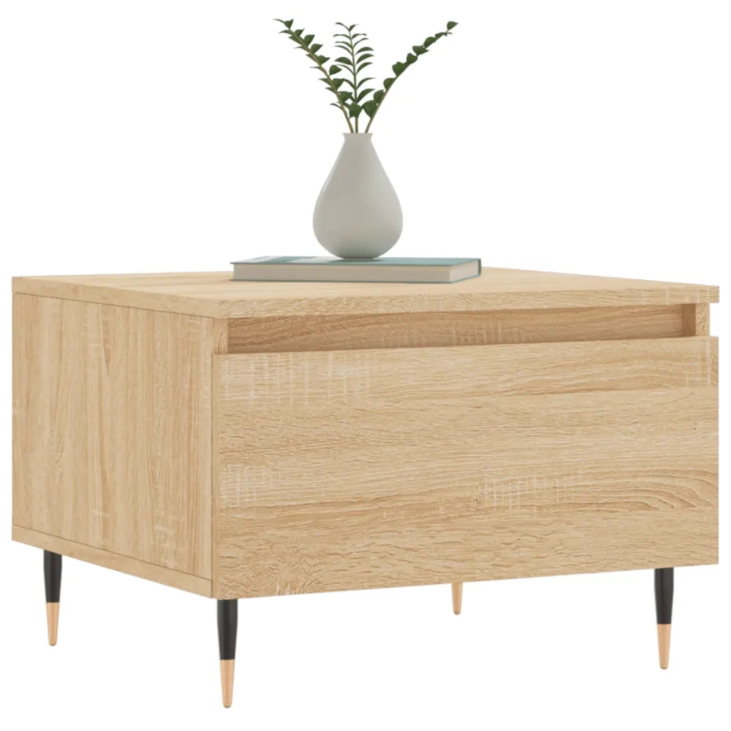 Tavolini Salotto 2pz Rovere Sonoma 50x46x35cm Legno Multistrato 830851
