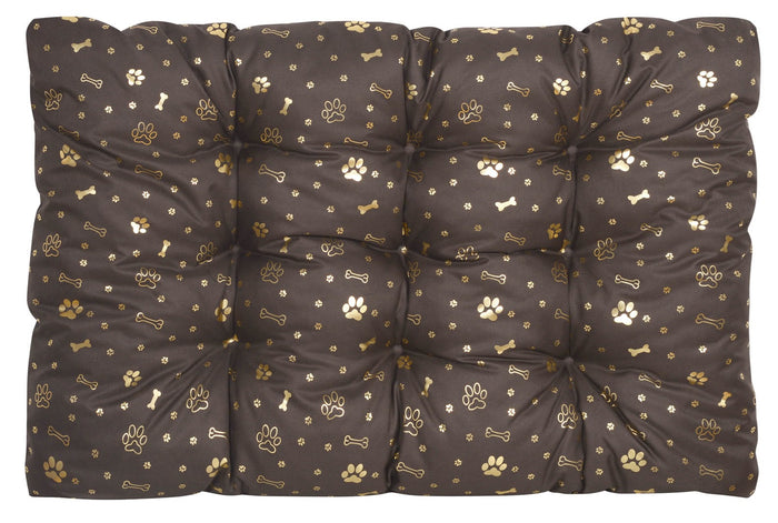 AIO FACTORY 80x60 cm PRESTIGE Letto per cani impermeabile Golden Bones