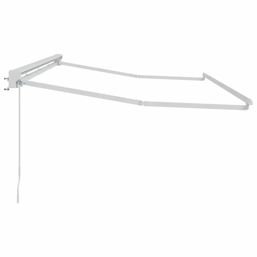 Struttura della tenda Regolabile-Telaio per tenda da sole Bianco 4 x 2 m Acciaio
