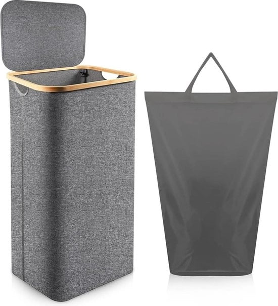 Assecco con coperchio 100 l - Lavatrice pieghevole con cassetti - Grigio