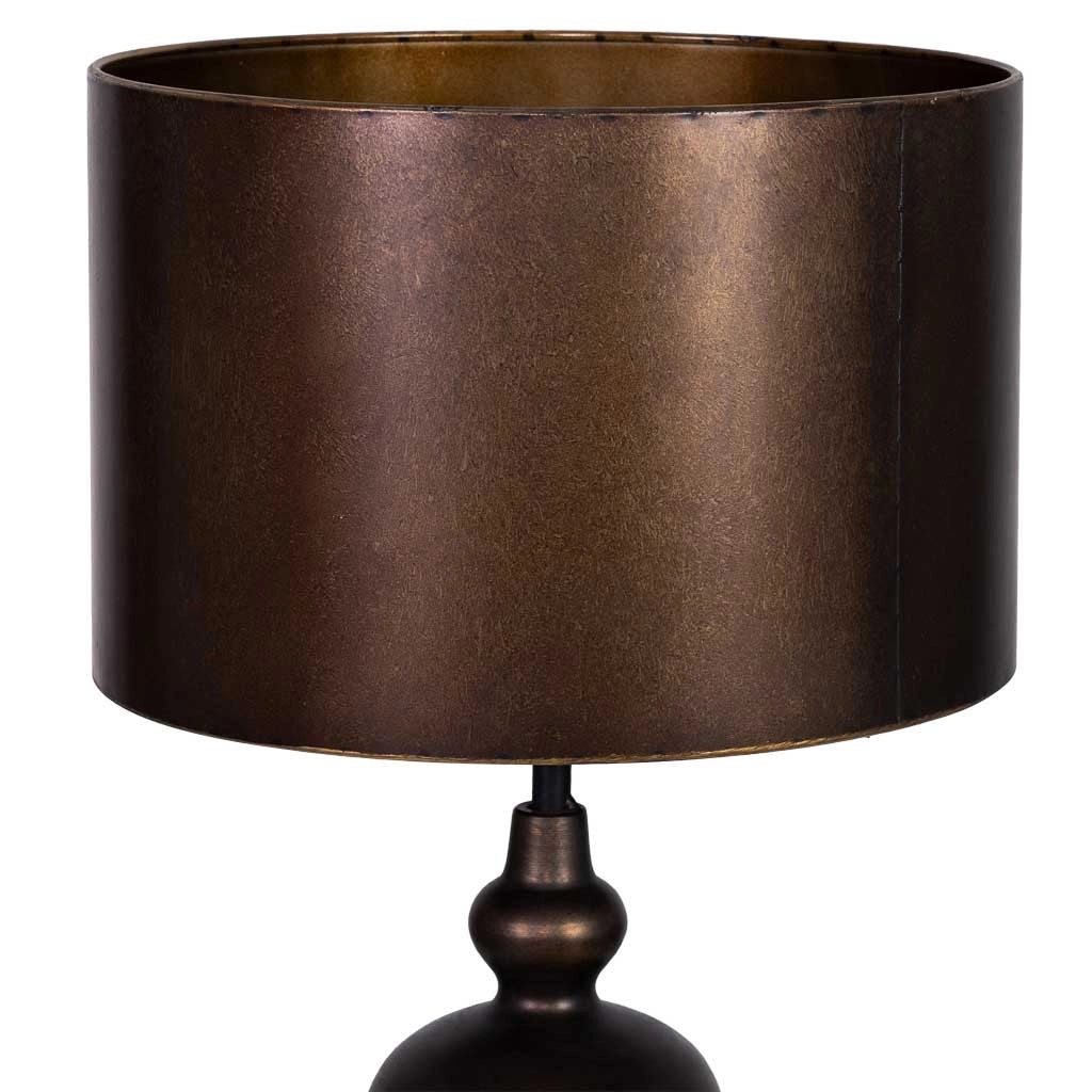 Lampada da tavolo in metallo 30x30x80h cm