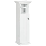 MOBILE BAGNO CON PORTA CARTA IGIENICA E ARMADIETTO 21.5X17.8X66.5CM BIANCO
