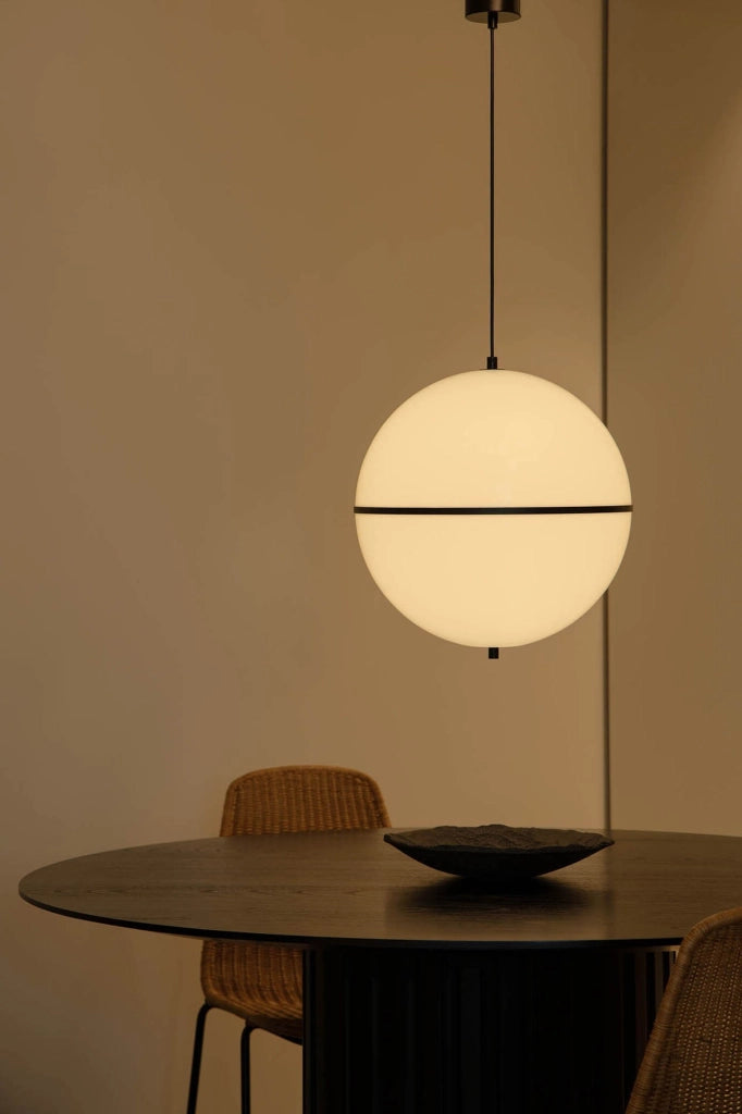 DOME M Lampada sospensione nera