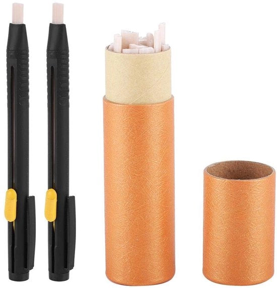 Set di pennarelli con design unico - 2 ripiani - 20 cariche di cera - plastica - kit di segnalazione tessile - per fai da te - pennarelli