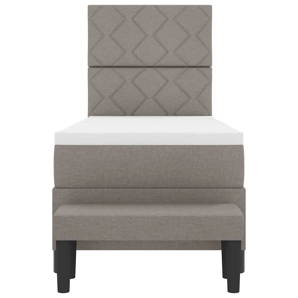 Letto a molle con testiera Talpa 80 x 200 cm Tessuto 3344104