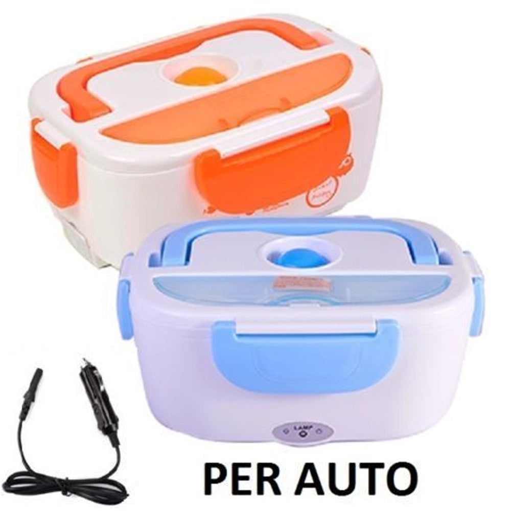 Trade Shop - Portavivande Termico Scalda Porta Pranzo Contenitore Elettrico Da Casa E Auto -