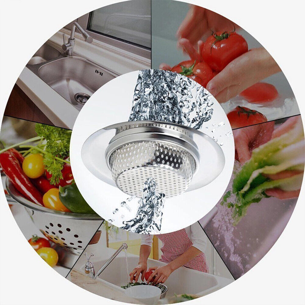 2 X FILTRI FILTRO PER LAVELLO CUCINA BAGNO DOCCIA SCARICO LAVANDINO 7CM 79531