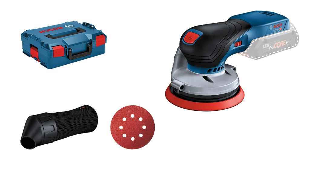 Bosch Professional GEX 18V-125 Levigatrice Rotorbitale 18V Ø125 mm Solo Macchina