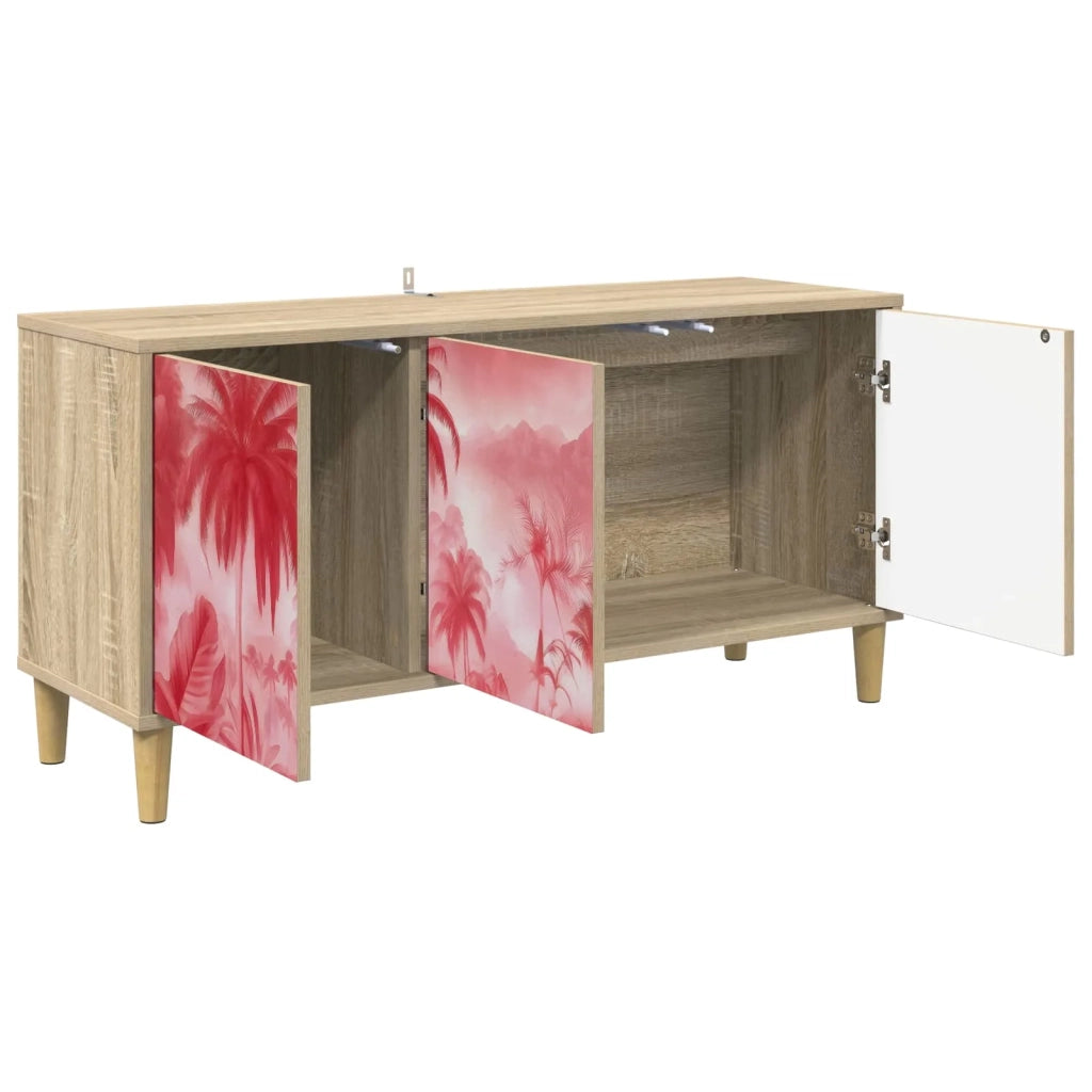 Mobile TV AACHEN 102 x 33 x 50 cm Sonoma Legno ingegnerizzato 8007086