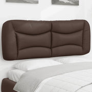 Cuscino Testiera Hvar Marrone 140 cm in Similpelle 374585