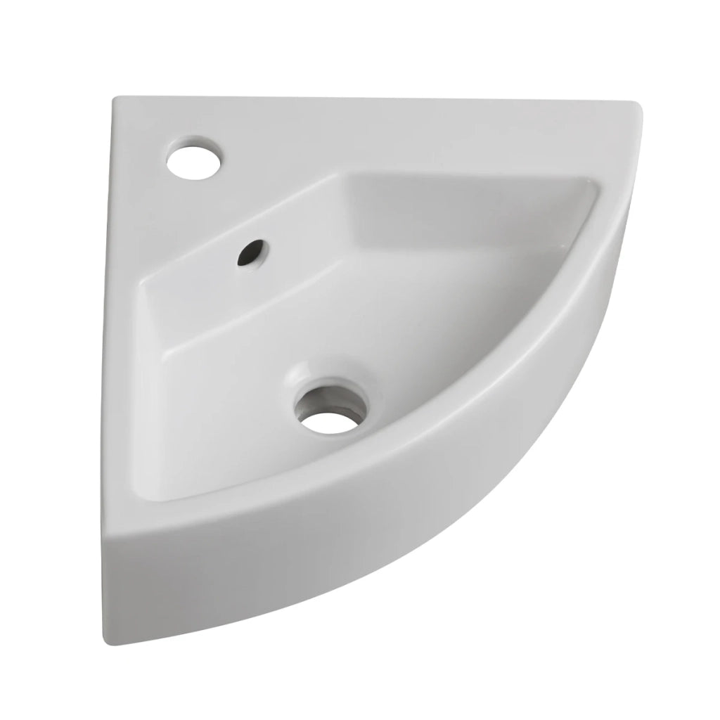 Lavabo ad angolo LINPH LN58 50x32 cm bianco