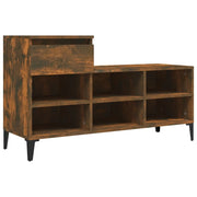 Scarpiera mobile contenitore per scarpe mobile per ingresso/corridoio/soggiorno 102 x 36 x 60 cm legno ingegnerizzato marrone 02_0021550