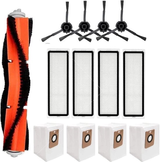 Accessori per aspirapolvere - Set di pennelli principali - Set di pennelli laterali - Filtro HEPA - Filtro di ricambio - Kit di manutenzione - Parte in plastica - Componenti per aspirapolvere