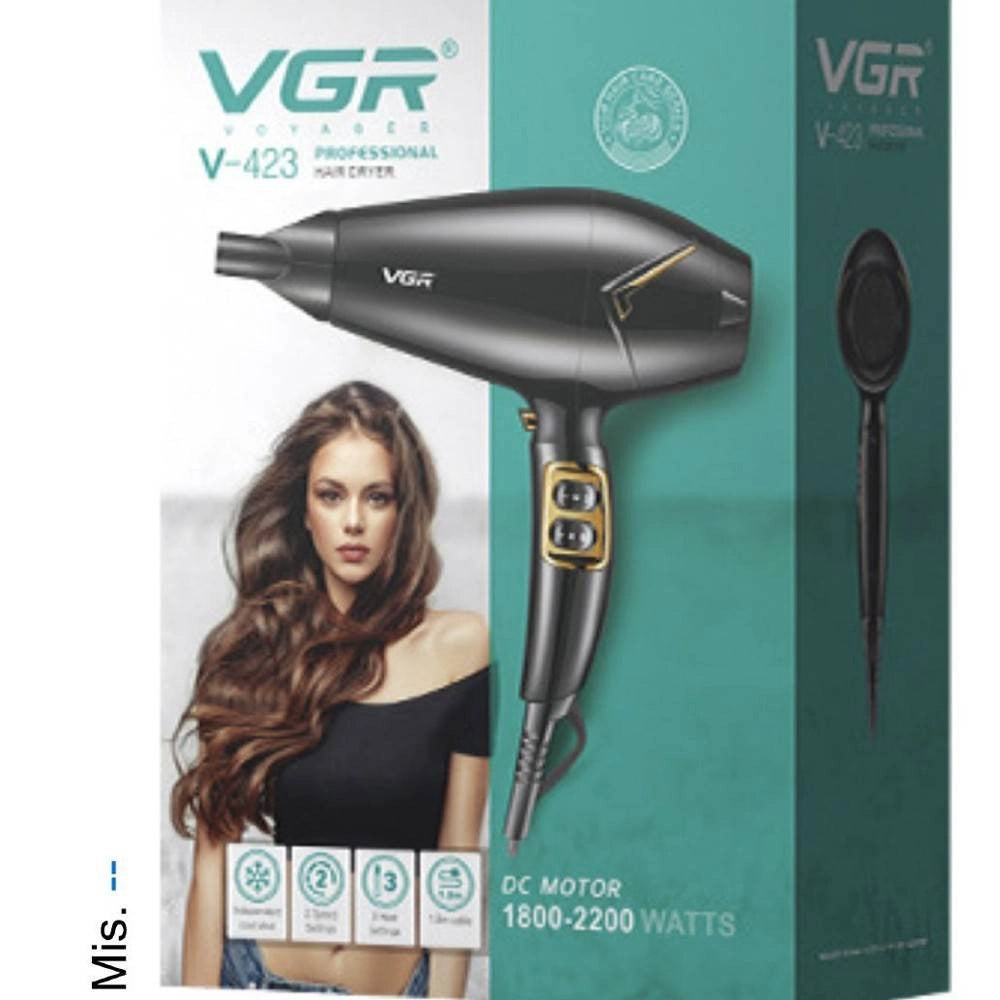 Trade Shop - Asciugacapelli Phon Professional 2200w Asciuga Capelli Doppia Funzione Velocità -