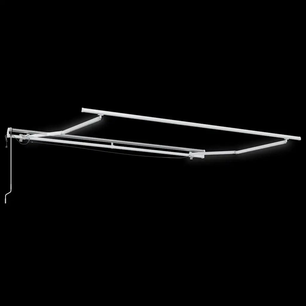 vidaXL Tenda da Sole Retrattile Automatica con LED Marrone 300x250 cm