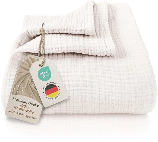 Coperta di Mousseline - Regolazione dell'umidità e temperatura - 1 pezzo - 100% Cotone