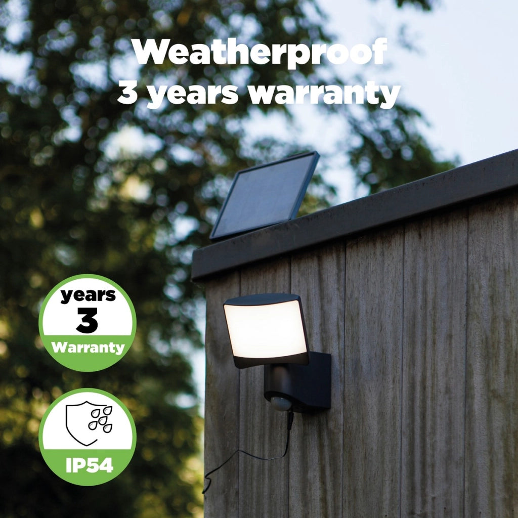 Applique esterna solare LED 11W con sensore Lutec SUNSHINE