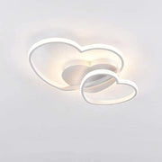 Trade Shop - Plafoniera Doppio Cuore Led Moderno Rifinitura 31w Luce 6500k 3000k 4000k Pn-05b -