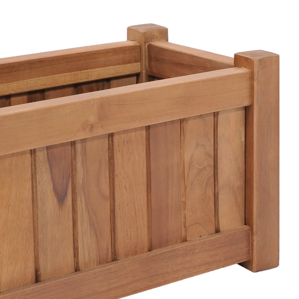 Letto Rialzato 50x25x25 cm in Legno Massello di Teak 48967