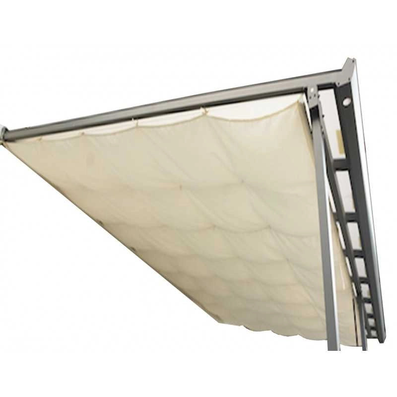 Tenda ombreggiante per tettoia TT 3042 AL – 285x425 cm – Regolabile in tessuto ecrù anti-UV – TT3042RT Foresta