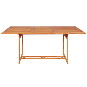 Set da Pranzo da Giardino 9 pz in Legno Massello di Teak cod mxl 74851